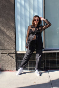 1990s Avant-Garde Pleated Panel Blouse