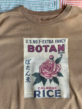 Load image into Gallery viewer, Botan Rice Vintage Light Brown Tee - L