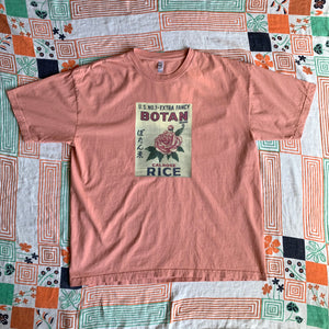 Botan Rice Salmon Pink Tee - XL