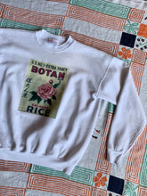 Load image into Gallery viewer, Botan Rice Vintage White Raglan Sweatshirt - M