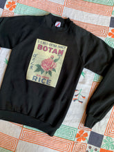 Load image into Gallery viewer, Botan Rice Vintage Black Raglan Sweatshirt - S