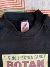 Load image into Gallery viewer, Botan Rice Vintage Black Raglan Sweatshirt - S