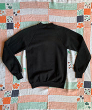 Load image into Gallery viewer, Botan Rice Vintage Black Raglan Sweatshirt - S