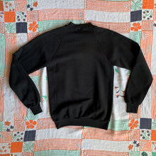 Load image into Gallery viewer, Botan Rice Vintage Black Raglan Sweatshirt - S
