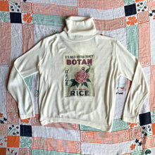 Load image into Gallery viewer, Botan Rice Vintage White Turtleneck Sweater - M/L