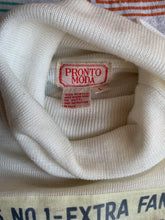 Load image into Gallery viewer, Botan Rice Vintage White Turtleneck Sweater - M/L