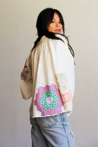 California Angel Antique Patchwork Blouse