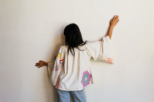 California Angel Antique Patchwork Blouse