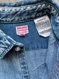 1990s Denim Western Shirt