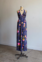 Load image into Gallery viewer, 1970s Jantzen Bright Floral Halter Dress