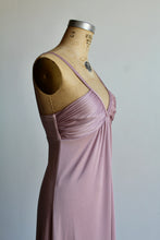 Load image into Gallery viewer, 1970s Mauve Pink Pleated Bust Maxi Sun Dress