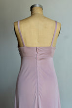 Load image into Gallery viewer, 1970s Mauve Pink Pleated Bust Maxi Sun Dress
