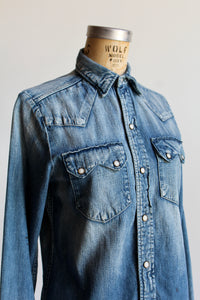 1990s Denim Western Shirt