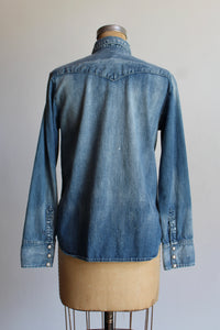 1990s Denim Western Shirt
