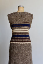 Load image into Gallery viewer, 1990s Brown Knit Maxi Sweater Dress