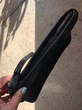 Load image into Gallery viewer, 90s Coach Black Leather Wristlet