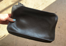 Load image into Gallery viewer, 90s Coach Black Leather Wristlet