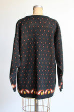 Load image into Gallery viewer, 1980s Paisley Floral Knit Pullover Sweater