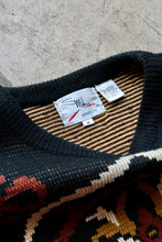 Load image into Gallery viewer, 1980s Paisley Floral Knit Pullover Sweater