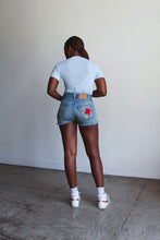 Load image into Gallery viewer, 1980s Levi&#39;s LA Olympic Cycling Baby Blue Tee
