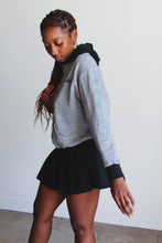 Load image into Gallery viewer, Flower of the Dragon Vintage MacGregor Black Heather Grey Hoodie Sweatshirt