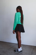 Load image into Gallery viewer, Flower of the Dragon Vintage Green Raglan Sweatshirt