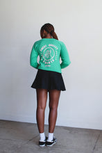 Load image into Gallery viewer, Flower of the Dragon Vintage Green Raglan Sweatshirt