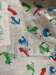 The Birds and the Bees Cropped Button-up