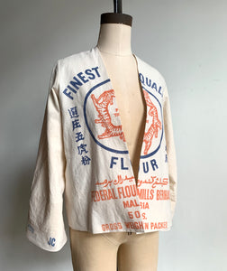 5 Tigers Cropped Flour Sack Jacket