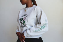 Load image into Gallery viewer, Flower of the Dragon Vintage Light Heather Grey Sweatshirt