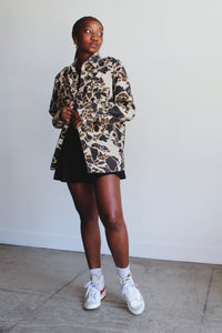 1970s Walls Brown Camo Work Shirt