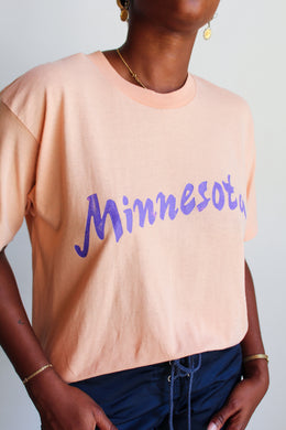 1980s Peach Minnesota Tee