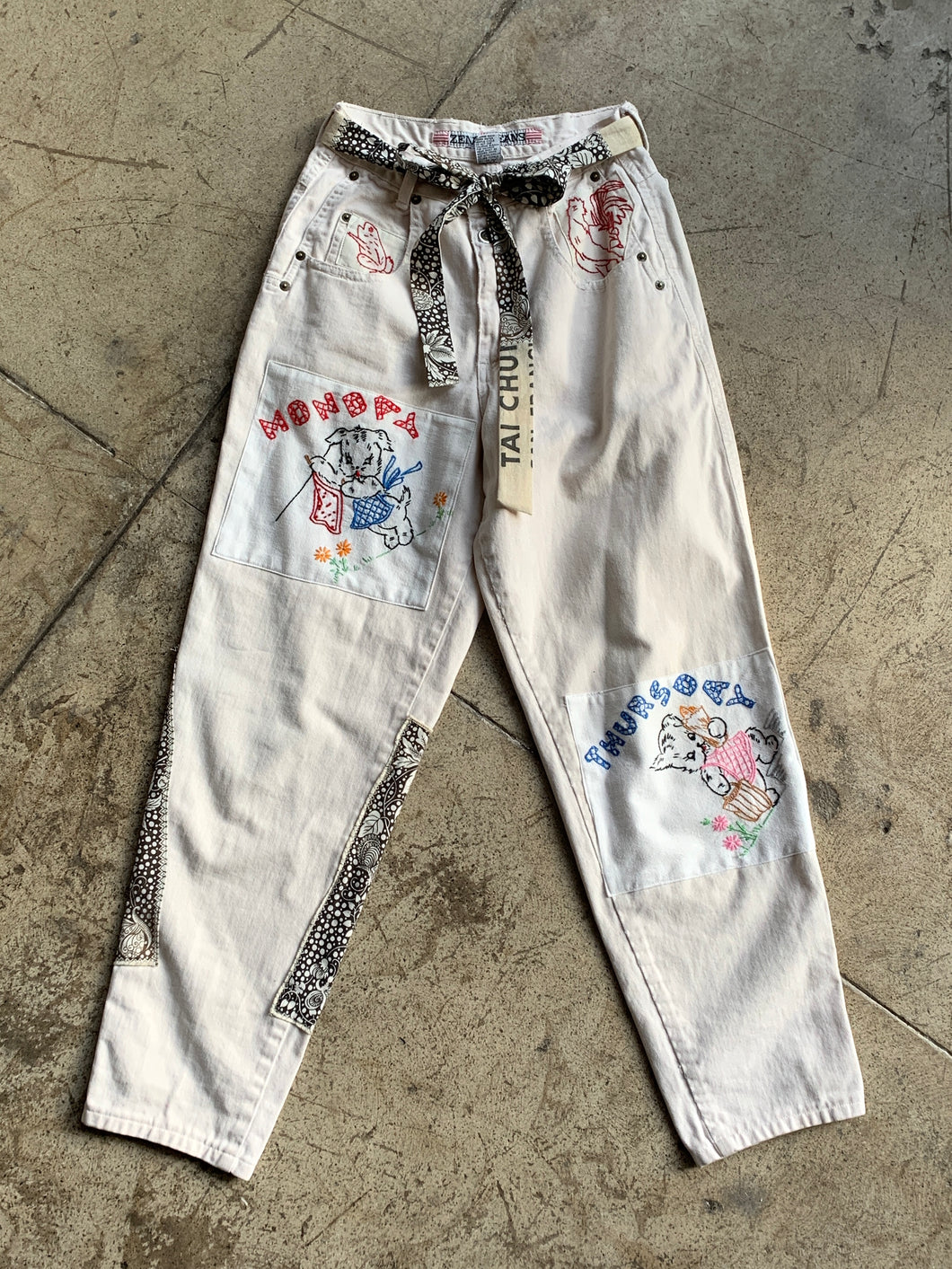 Extra Fancy Patchwork Jeans