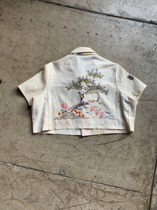 Japanese Garden Rice Sack Crop Top