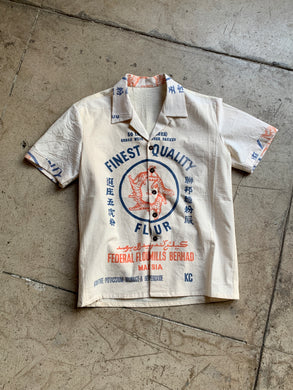 5 Tigers Rice & Flour Sack Button-up