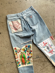 Mary's Patchwork Guess Jeans