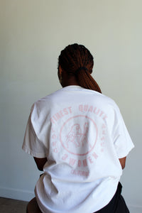 Flower of the Dragon Vintage White Tee