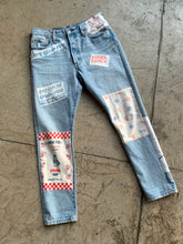 Load image into Gallery viewer, Queen&#39;s Pride Patchwork Levi&#39;s 501