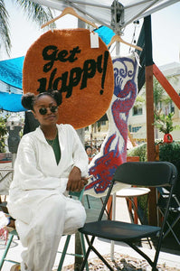 Get Happy! Plush Rug