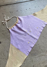 Load image into Gallery viewer, Antique Pastel Purple Linen Halter Top XL