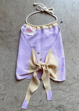 Load image into Gallery viewer, Antique Pastel Purple Linen Halter Top XL