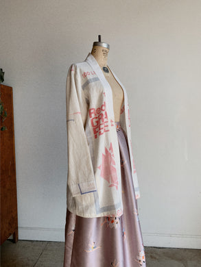 Red Rose Feed Sack Jacket