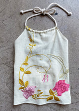 Load image into Gallery viewer, Antique Rose Halter Top Small