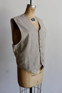 90s Reversible Linen Vest