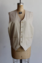 Load image into Gallery viewer, 90s Reversible Linen Vest