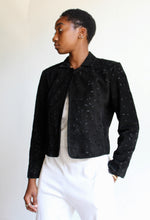 Load image into Gallery viewer, 80s Suede Eyelet Cropped Jacket
