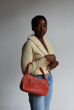 Load image into Gallery viewer, 1990s Cole Haan Pumpkin Spice Leather Handbag