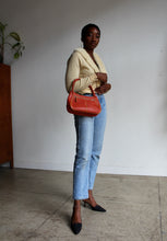 Load image into Gallery viewer, 1990s Cole Haan Pumpkin Spice Leather Handbag