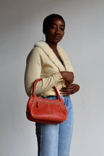 Load image into Gallery viewer, 1990s Cole Haan Pumpkin Spice Leather Handbag