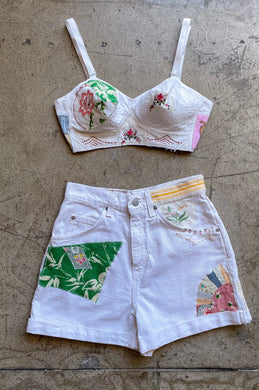 Sunblest Patchwork Levi's Jean Shorts